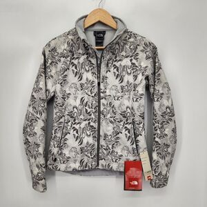 New The North Face Apex Bionic Jacket Women's High Rise Grey Vine Print XS